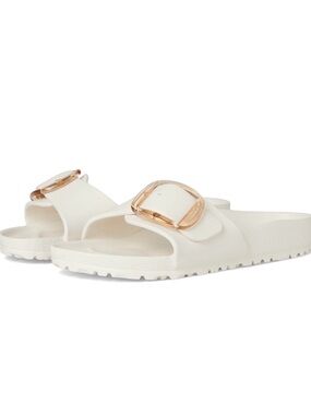 Birkenstock Madrid Big Buckle EVA Sandal/Slide in Eggshell